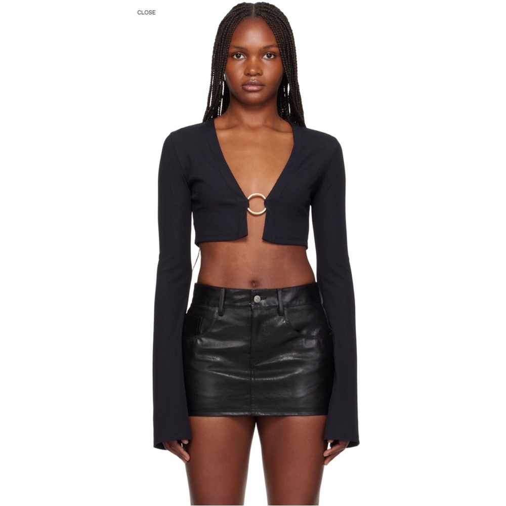 Louisa Ballou | black cardigan